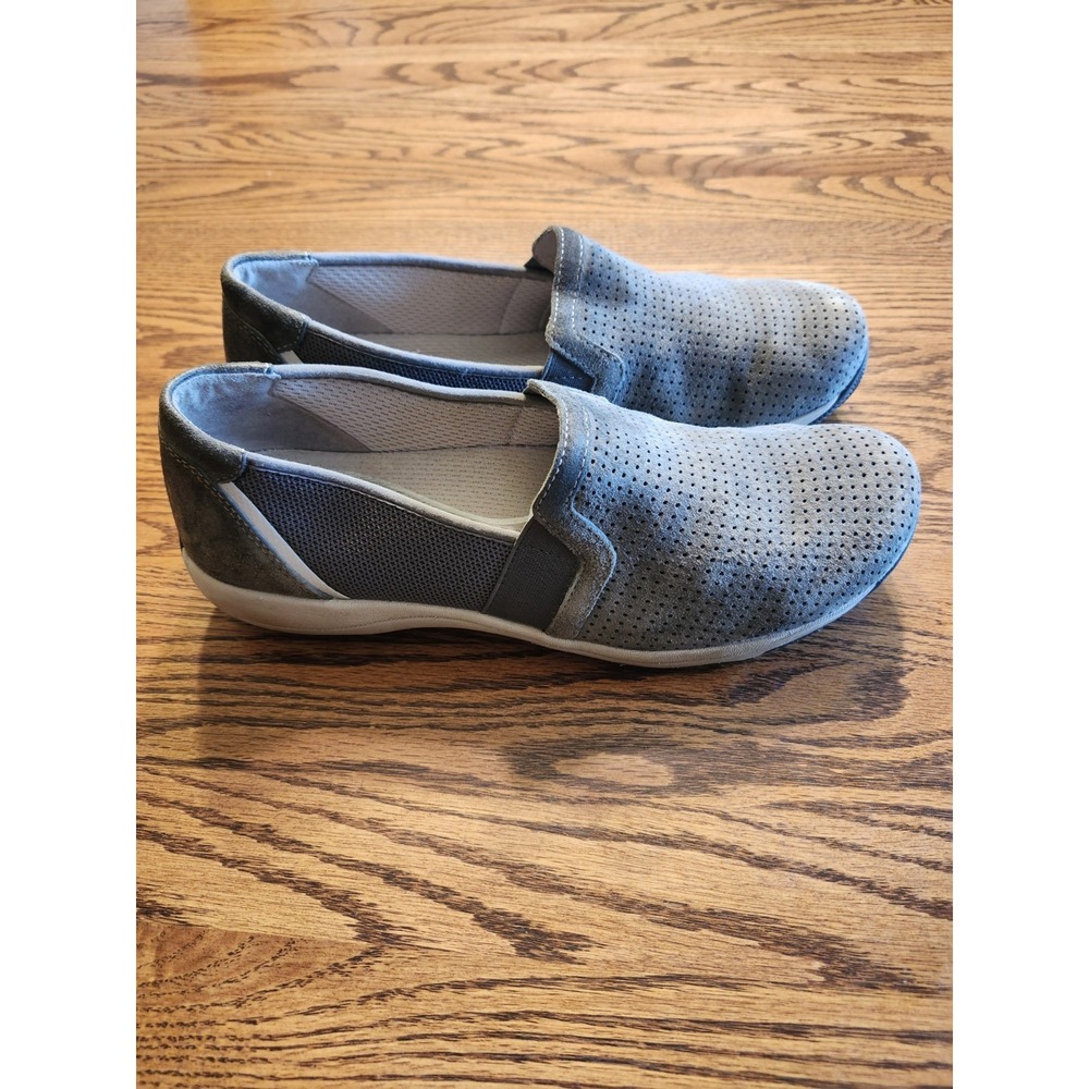 Dansko Women's Halle Suede Leather Slip On Loafers Shoe‎ Gray Sz EU 40/US 9.5-10